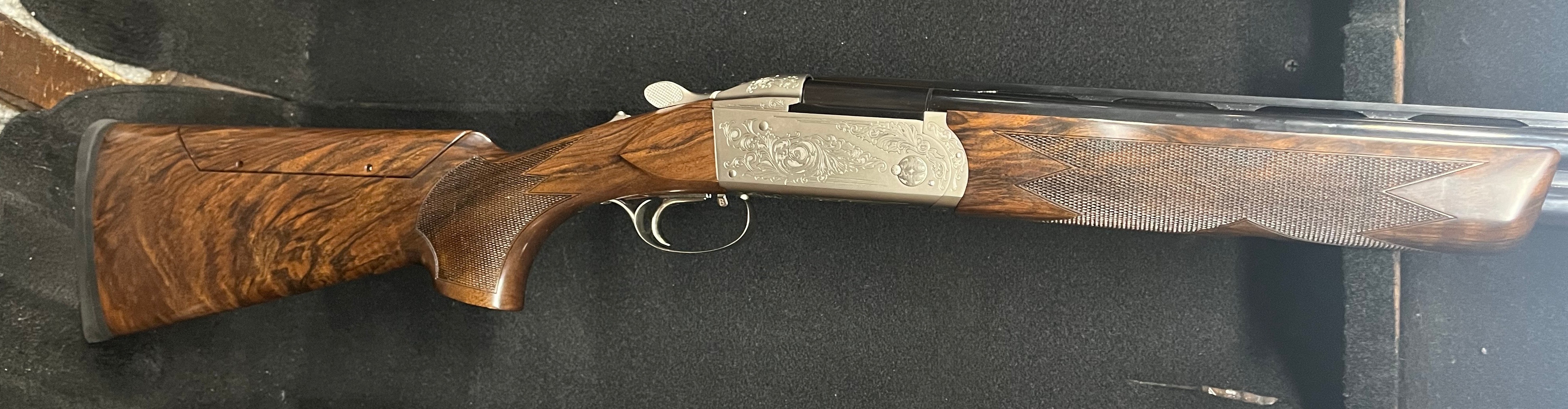 K80 Parcours 12 gauge 32" Vintage Scroll engraved with KI Pro Thinwall